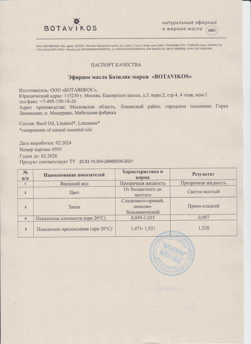 Паспорт №022024